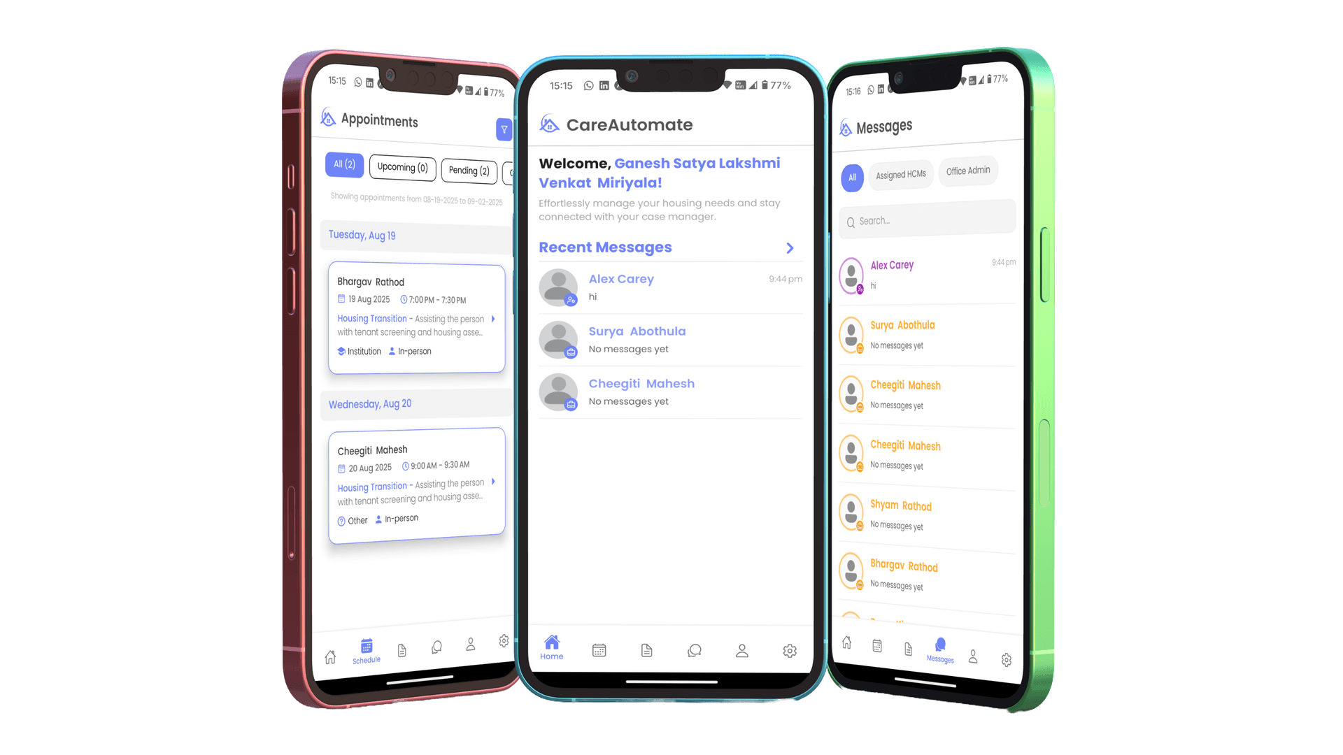 Tenant Mobile App Screen
